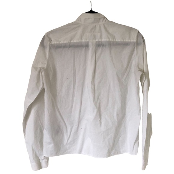 MM6 Maison Martin Margiela White Tie Collar Shirt - Picture 4 of 10